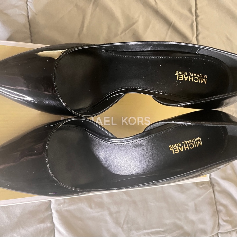 Michael Kors Black Patent Heels